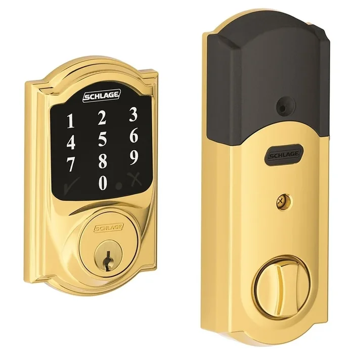 Camelot Connected Touchscreen Deadbolt with Z-Wave Technology – Schlage Residential