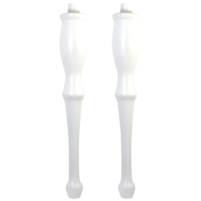 Ceramic Console Sink Legs (2 Pcs/Set) – White by Kingston Brass