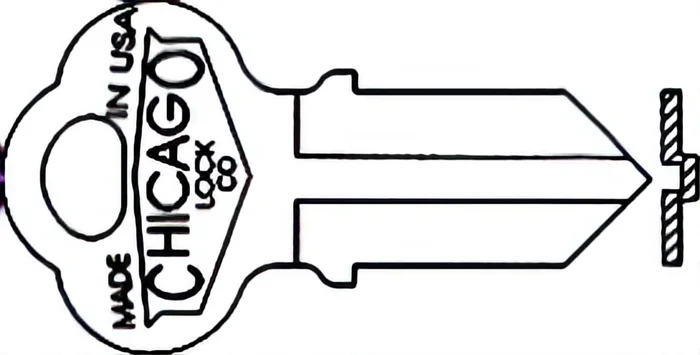 Chicago Key Blanks K4 1041G CG1 – Compx Security Products
