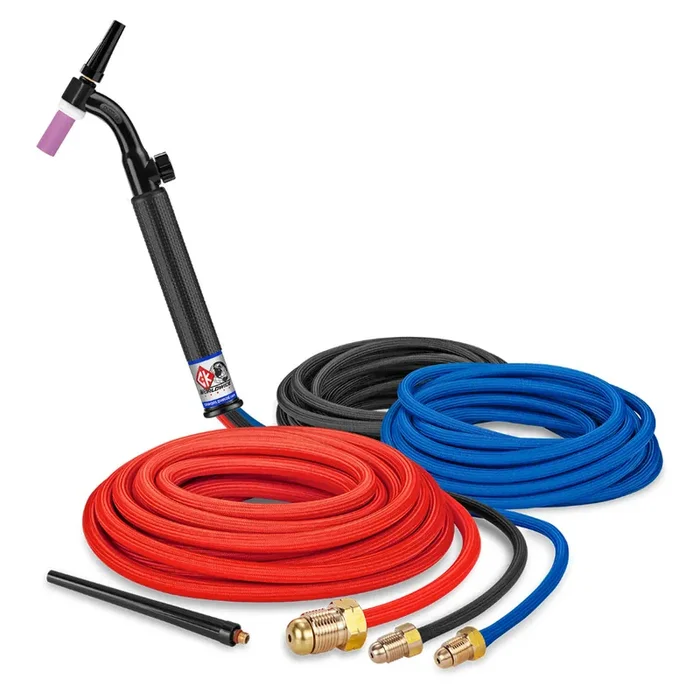 CK Worldwide CK230 Water Cooled Flex Head TIG Torch With Gas Valve