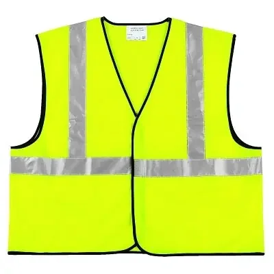 Class II Economy Safety Vest, Solid, Large, Lime