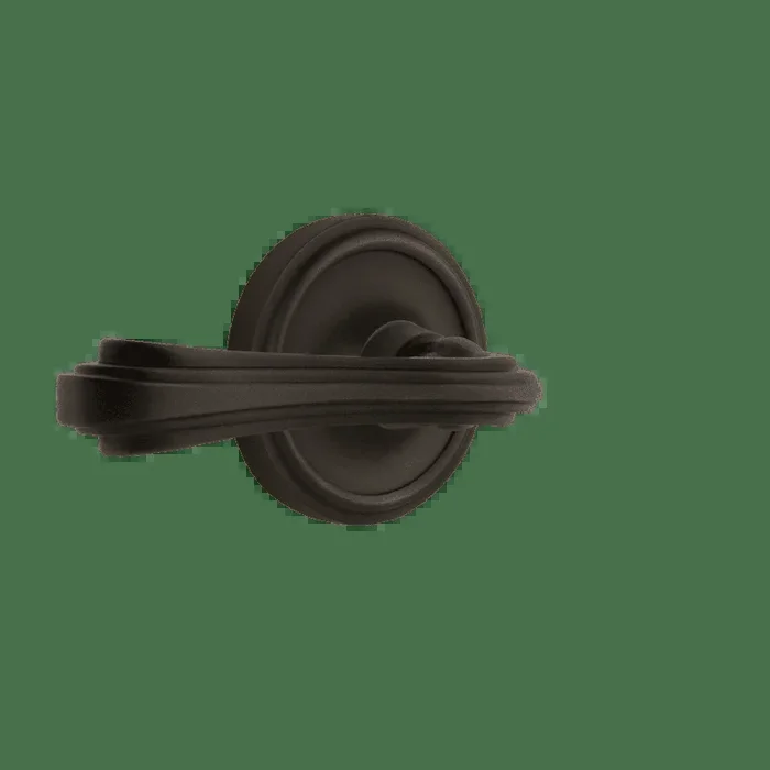 Classic Rosette with Fleur Lever in Oil-Rubbed Bronze – Nostalgic Hardware