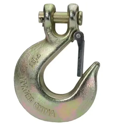 Clevis slip hook w/ latch G70 3/8