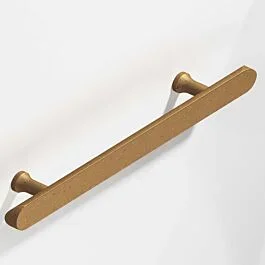 Colonial Bronze 259 Series 10″ (259mm) Hole Centers, 14″ (355.5mm) Length, Distressed Light Statuary Bronze Surface Mount Cabinet Pull / Handle