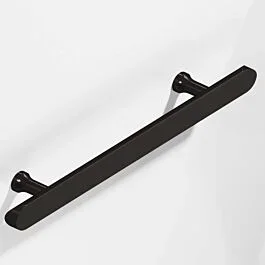Colonial Bronze 259 Series 8″ (203mm) Hole Centers, 12″ (305mm) Length, Satin Black Surface Mount Cabinet Pull / Handle