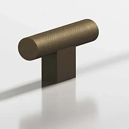 Colonial Bronze 570 Series 2″ (51mm) Length, Single Knurl Kitchen Cabinet Drawer Knob in Distressed Oil Rubbed Bronze