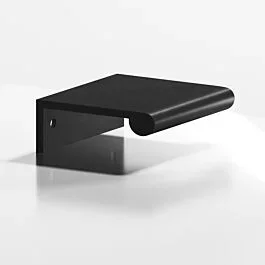 Colonial Bronze 700 Series 5″ (127mm) Hole Centers, 6″ Length, Matte Satin Black Edge Cabinet Drawer Pull / Handle