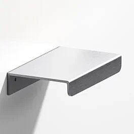 Colonial Bronze 710 Series 8″ (203mm) Hole Centers, 9″ Length, Matte Satin Chrome Edge Cabinet Drawer Pull / Handle
