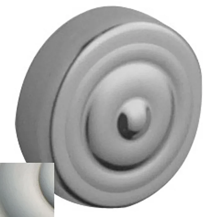 Colonial Screw Cover Lifetime Satin Nickel Finish by Baldwin Estate