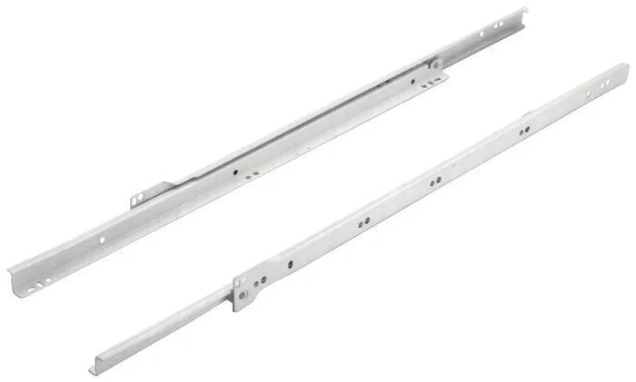 Complete Sets, 3/4 Extension, Self-Closing, Bottom Mounted Drawer Slides by Hafele