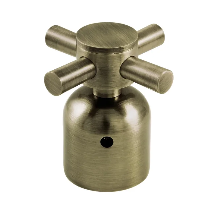 Concord Metal Cross Handle Diverter for Tub and Shower Faucet – Antique Brass by Kingston Brass