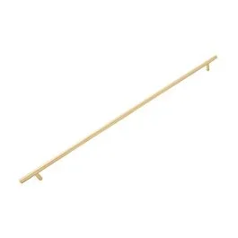 Contemporary Bar Pulls Royal Brass 30-1/4 Inch (768mm) Center to Center, Overall Length 33-3/8 Inch, Belwith Keeler Cabinet Hardware Pull/HandleÂ