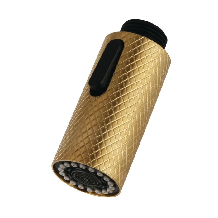 Convergent Pull-Down Kitchen Faucet Sprayer Head – Brushed Brass | Kingston Brass