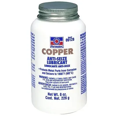 Copper Anti-Seize Lubricant, 8 oz Brush Top Bottle