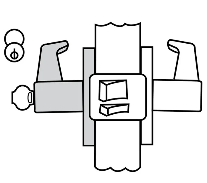 Corbin Russwin Storeroom Unit Lock – Durable Electrical and Mechanical Door Hardware