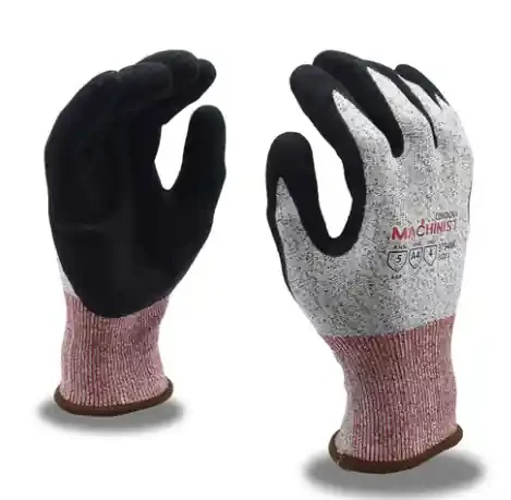CORDOVA 3734NR MACHINIST HPPE/GLASS A4 CUT GLOVE L