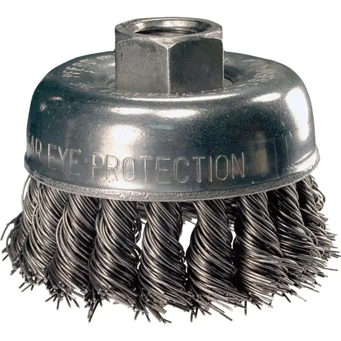 CoreTek Wire Cup Brush Carbon/Stainless Steel