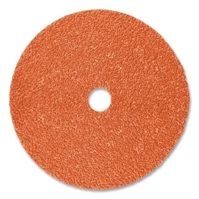 Cubitron II 987C Fibre Disc, Precision Shaped Ceramic, 5 in dia, 7/8 in Arbor, 60 Grit