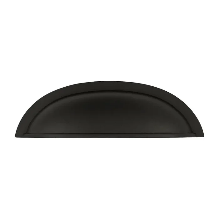 Cup Pull 3″ Matte Black by BELWITH – Stylish Cabinet Hardware