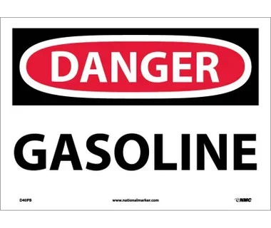 Danger: Gasoline – 10X14 – PS Vinyl – D40PB