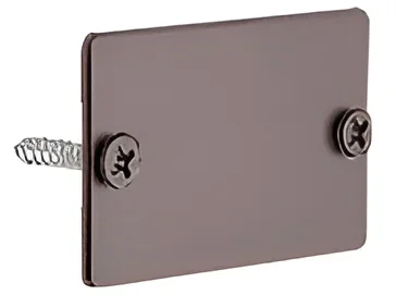 Dark Bronze Finish Two-Piece Snap In Sash End Cap by C.R. Laurence
