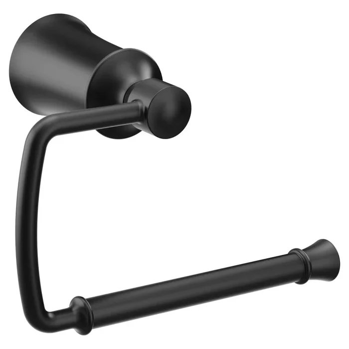 Dartmoor Toilet Paper Holder Matte Black Finish by Moen