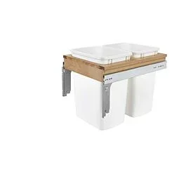 Dbl 35 QT Top Mount Waste Container 16-1/2 X 22-3/4 X 17-7/8 in