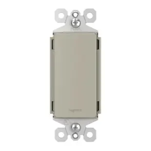 Decor Blank Screwless Wall Switch Plate Filler Insert Legrand – Nickel