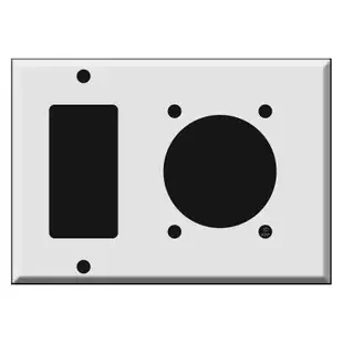 Decora + 30A 50A Outlet Covers NEMA 14-50R Charger Dryer Range