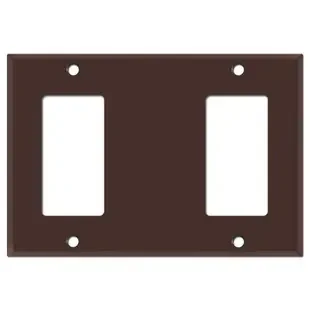 Decora Blank Decora Electrical Cover Plate – Brown