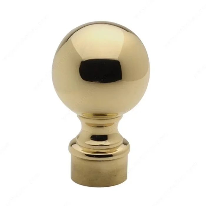 Decorative End Cap with Ball Finial – Richelieu