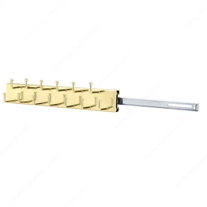 Decorative Square Tie Rack by Richelieu – Stylish Closet Storage Solution