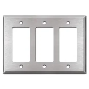 Deep 3 GFCI Decora Rocker Wall Switch Cover – Stainless Steel