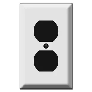 Deep Beveled Duplex Outlet Cover Wall Plates