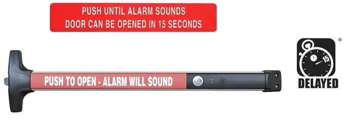 Delayed Egress Exit Alarm with 15 Second Delay – Detex Corporation