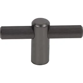Dempsey 2-1/2″ (64mm) Overall Length T-Knob Style Cabinet Hardware Knob in Ash Gray