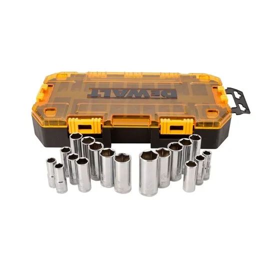 DEWALT 20 PC. 3/8″ Drive Deep Combination Socket Set