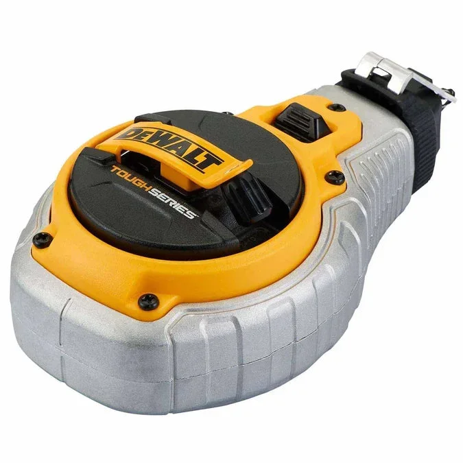 DeWalt DWHT48335 TOUGHSERIES Chalk Reel – Fast 6:1 Rewind, Durable Aluminum Case
