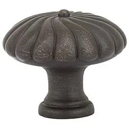 DISCONTINUED Emtek Tuscany Bronze Twisted Round Medium Bronze Patina Cabinet Hardware Knob 1″ Diameter