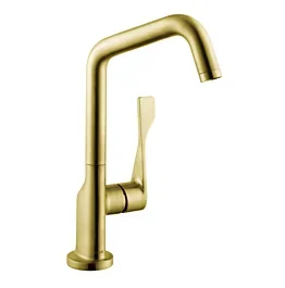 DISCONTINUED Hansgrohe AXOR Citterio Kitchen Faucet 1-Spray, 1.5 GPM in Brushed Gold Optic