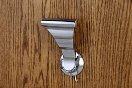 DISCONTINUED UltraLatch Bright Chrome w/ Privacy Latch Door Handle for 1-3/8″ Door Thickness – 2-3/8″ Backset