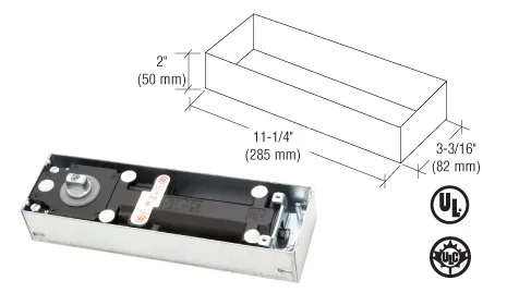 Dormakaba BTS75VBF Adjustable Spring Power Door Closer – Size 1 to 4