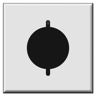 Double Range or Dryer Power Outlet Switch Plate Covers
