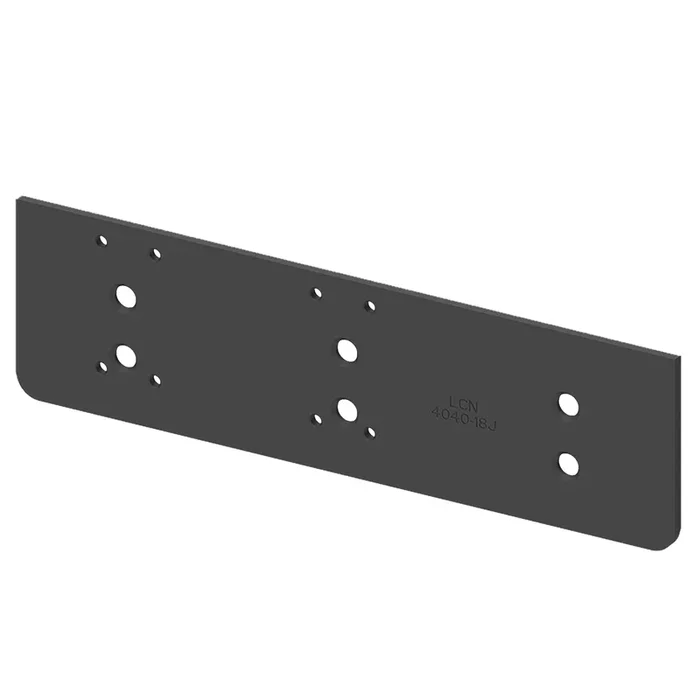 Drop Plate, Top Jamb GLBLK by LCN – Durable Door Closer Mounting Plate