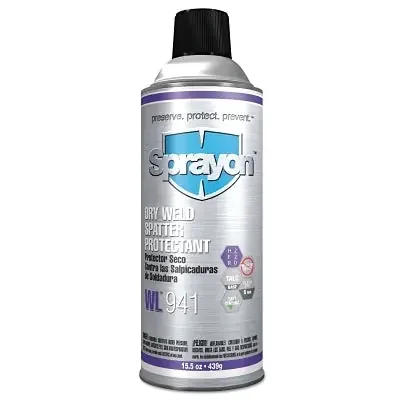Dry Weld Spatter Protectants, 15.5 oz Aerosol Can, Powder Spray, White