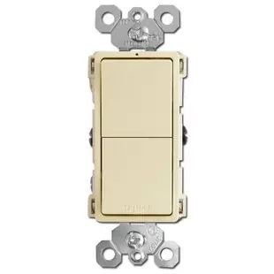 Dual S/P or 3-Way Rocker Light Switches – Ivory