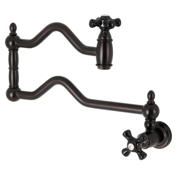 Duchess Wall Mount Pot Filler Faucet, Oil Rubbed Bronze | Kingston Brass