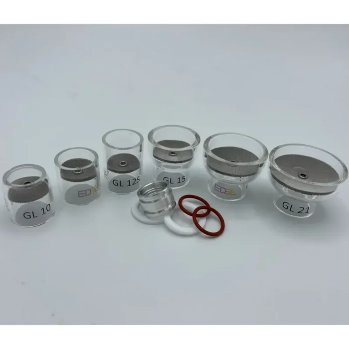 EDGE Pyrex Cup Kit 10- 21 With Laminar Flow Gas Diffuser