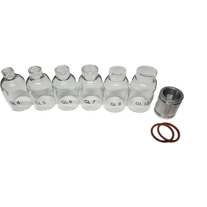 EDGE Pyrex Cup Kit for Standard Gas Lens 4 – 10