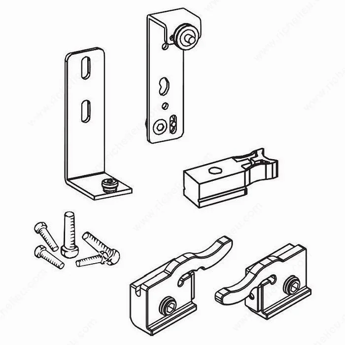 EKU-Regal A 25 H FS Hardware Set – Richelieu Cabinet Solutions